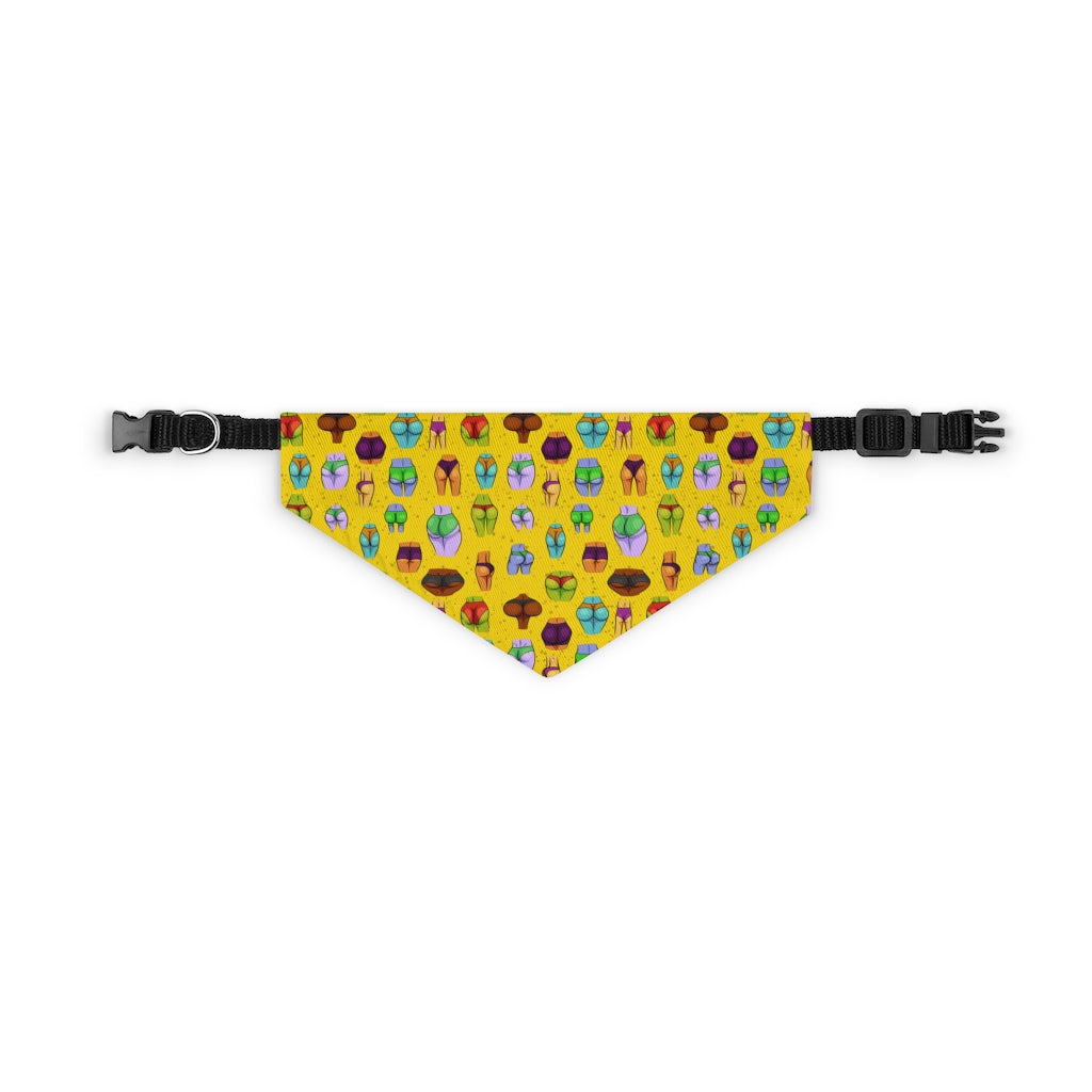 Beaucoup Booty Pet Bandana Collar (YELLOW)