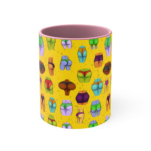 Beaucoup Booty Mug, 11oz (YELLOW)