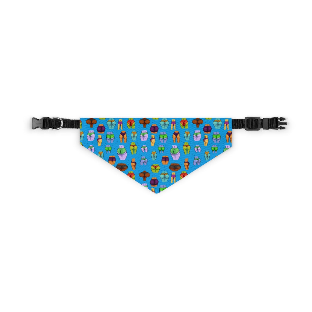 Beaucoup Booty Pet Bandana Collar (BLUE)