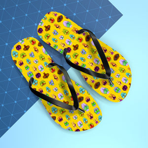 Beaucoup Booty Flip Flops (YELLOW)