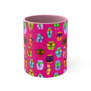 Beaucoup Booty Mug, 11oz (PINK)