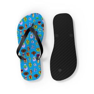 Beaucoup Booty Flip Flops (BLUE)