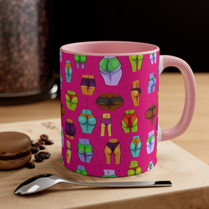 Beaucoup Booty Mug, 11oz (PINK)