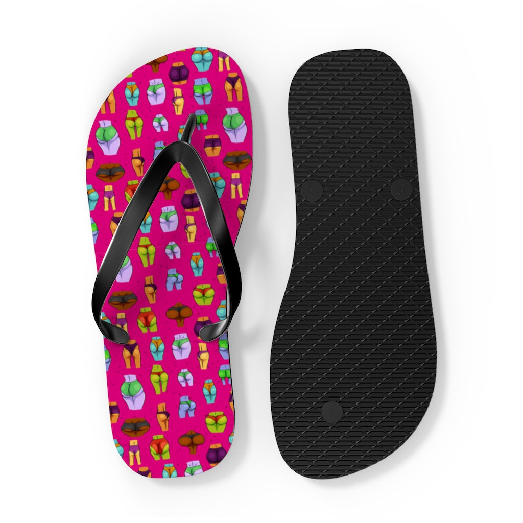 Beaucoup Booty Flip Flops (PINK)