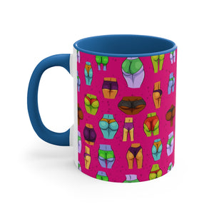 Beaucoup Booty Mug, 11oz (PINK)