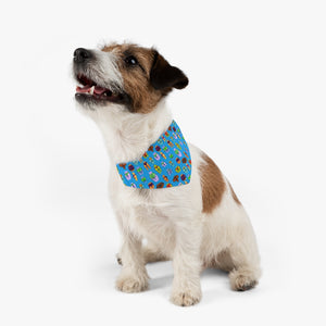 Beaucoup Booty Pet Bandana Collar (BLUE)