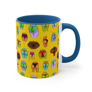 Beaucoup Booty Mug, 11oz (YELLOW)