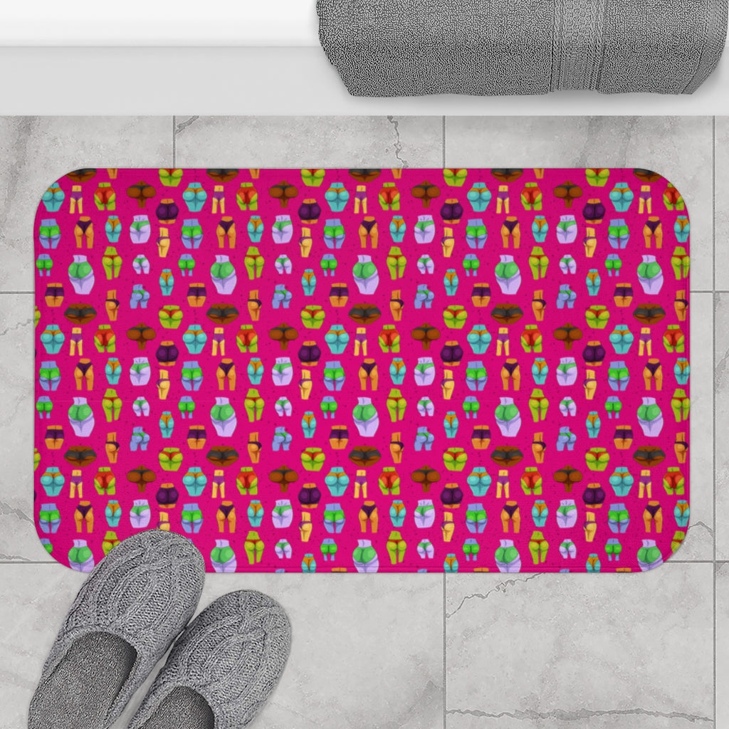 Beaucoup Booty Bath Mat (PINK)