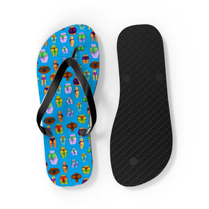Beaucoup Booty Flip Flops (BLUE)
