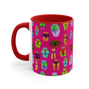 Beaucoup Booty Mug, 11oz (PINK)