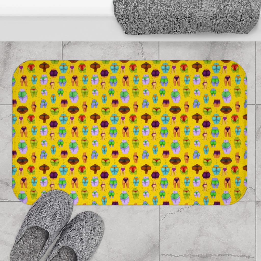 Beaucoup Booty Bath Mat (YELLOW)