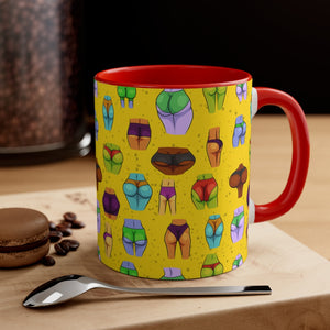 Beaucoup Booty Mug, 11oz (YELLOW)