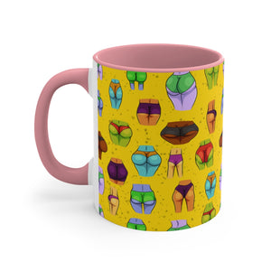 Beaucoup Booty Mug, 11oz (YELLOW)