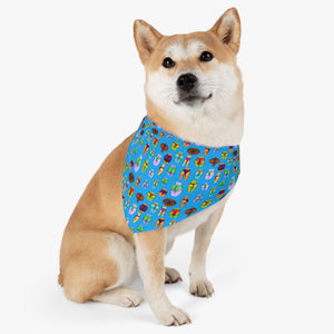 Beaucoup Booty Pet Bandana Collar (BLUE)