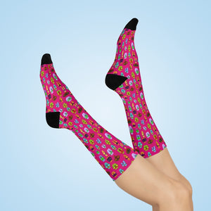 Booty Crew Socks (PINK)