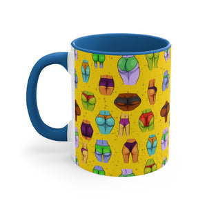 Beaucoup Booty Mug, 11oz (YELLOW)