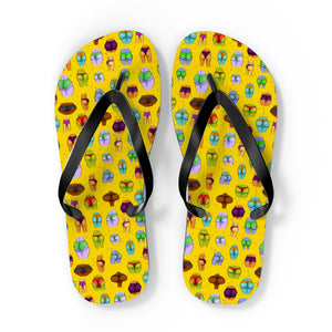 Beaucoup Booty Flip Flops (YELLOW)