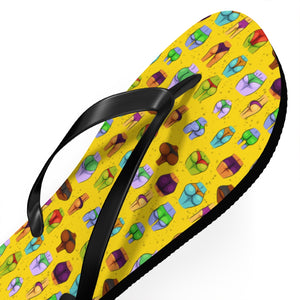 Beaucoup Booty Flip Flops (YELLOW)