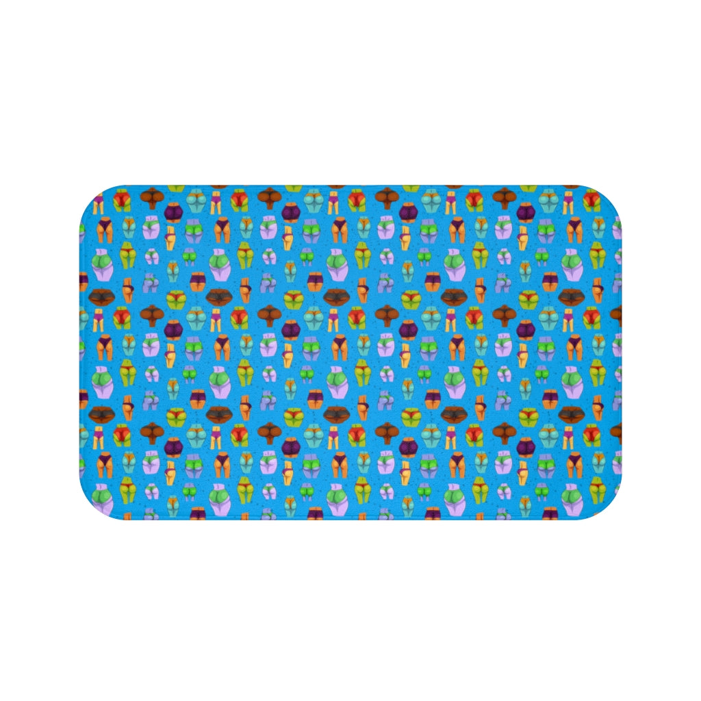 Beaucoup Booty Bath Mat (BLUE)