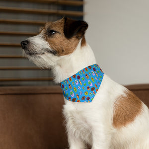 Beaucoup Booty Pet Bandana Collar (BLUE)