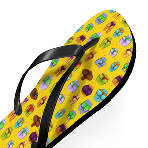 Beaucoup Booty Flip Flops (YELLOW)