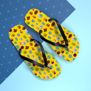 Beaucoup Booty Flip Flops (YELLOW)