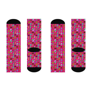 Booty Crew Socks (PINK)