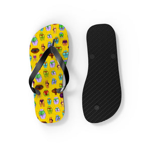 Beaucoup Booty Flip Flops (YELLOW)