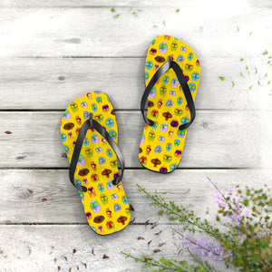 Beaucoup Booty Flip Flops (YELLOW)