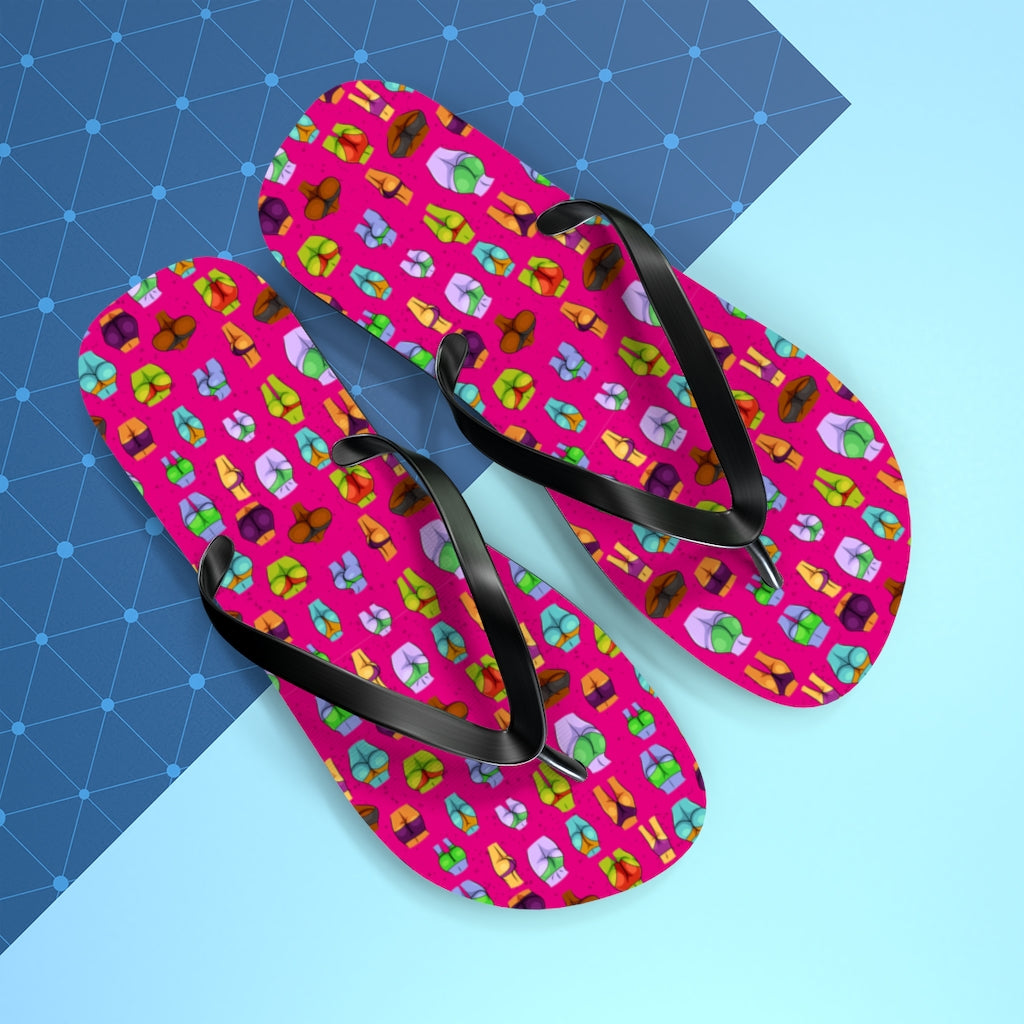 Beaucoup Booty Flip Flops (PINK)
