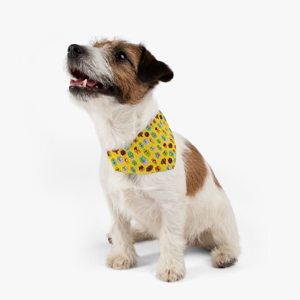 Beaucoup Booty Pet Bandana Collar (YELLOW)
