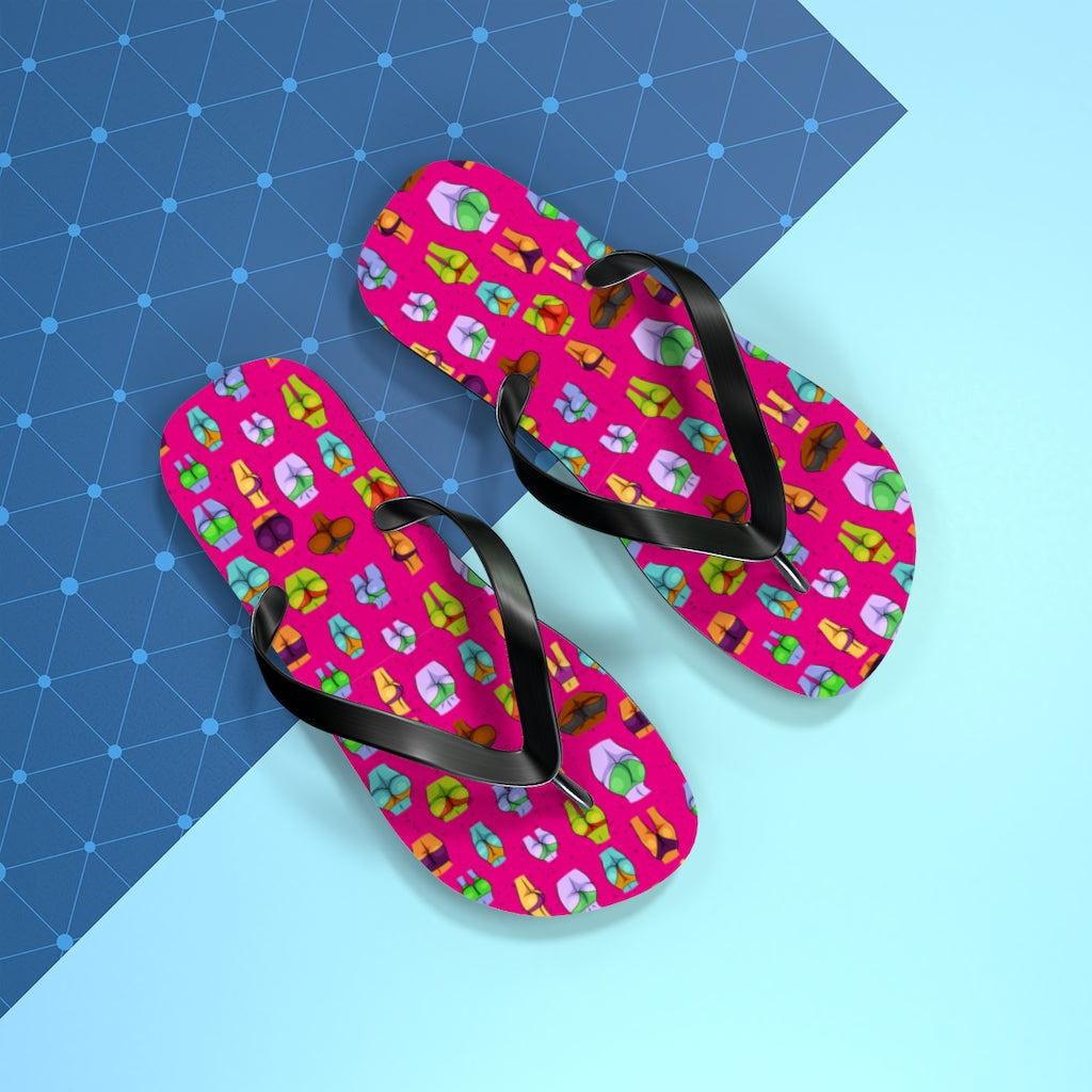 Beaucoup Booty Flip Flops (PINK)