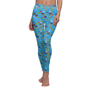 Beaucoup Booty Leggings (BLUE)