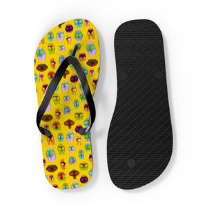 Beaucoup Booty Flip Flops (YELLOW)