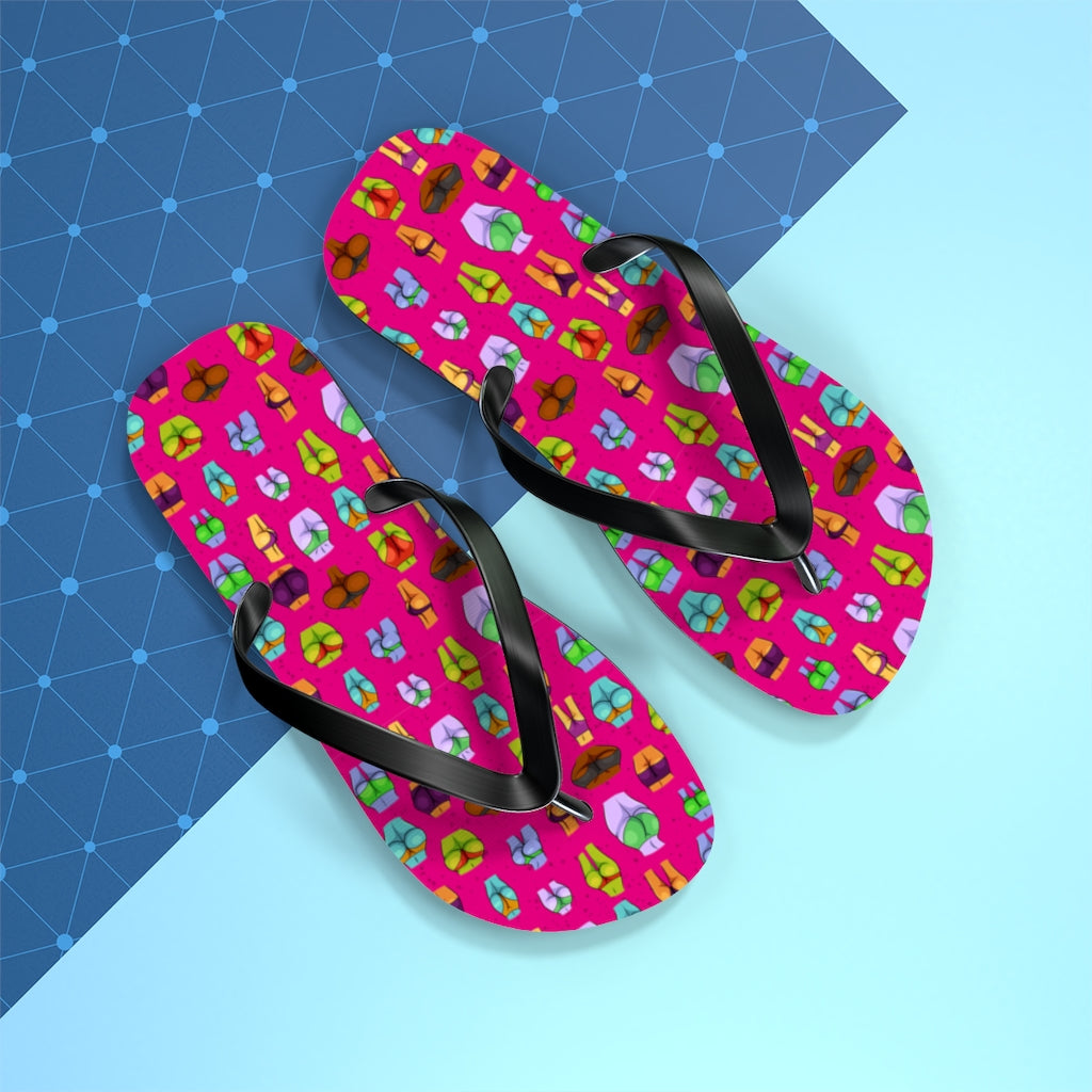 Beaucoup Booty Flip Flops (PINK)