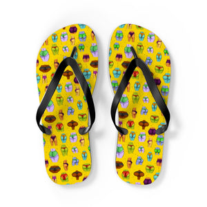 Beaucoup Booty Flip Flops (YELLOW)