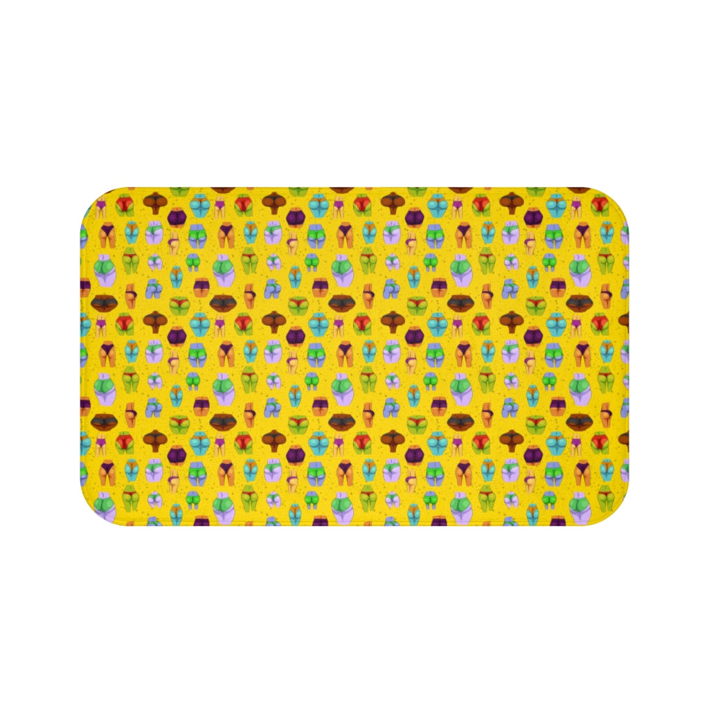 Beaucoup Booty Bath Mat (YELLOW)