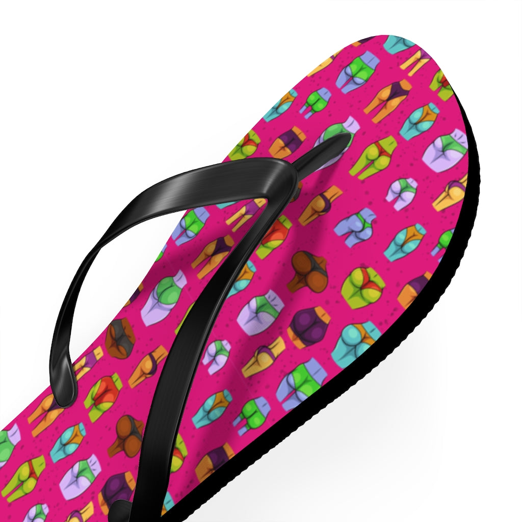 Beaucoup Booty Flip Flops (PINK)